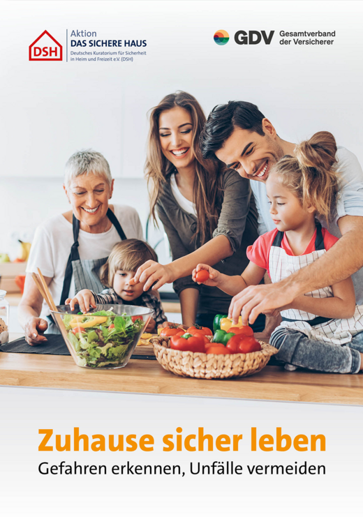 Cover Broschüre "Zu Hause sicher leben"