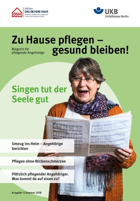 Cover: Pflege-Magazin Sommer 2018